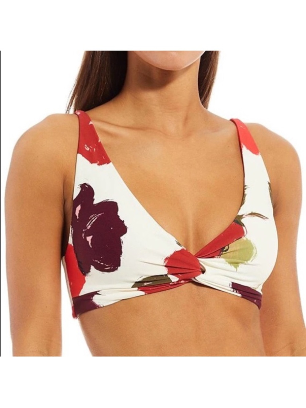 kate spade Printed Bikini Top